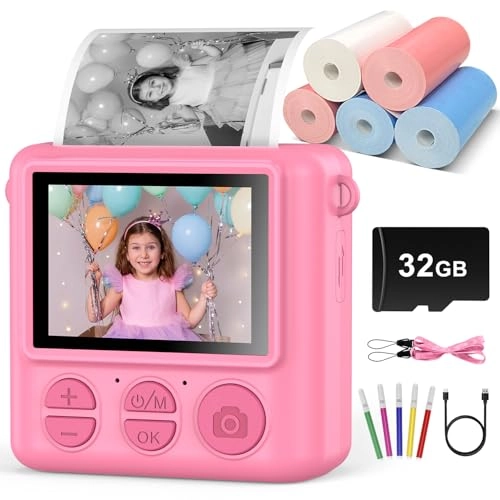 Z12 - Instant Print Camera 1080P Pink