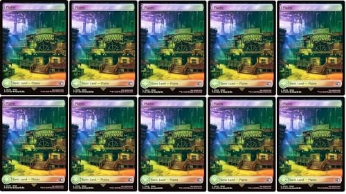 Magic The Gathering Final Fantasy Surge FOIL Full Art Lands - 10pcs