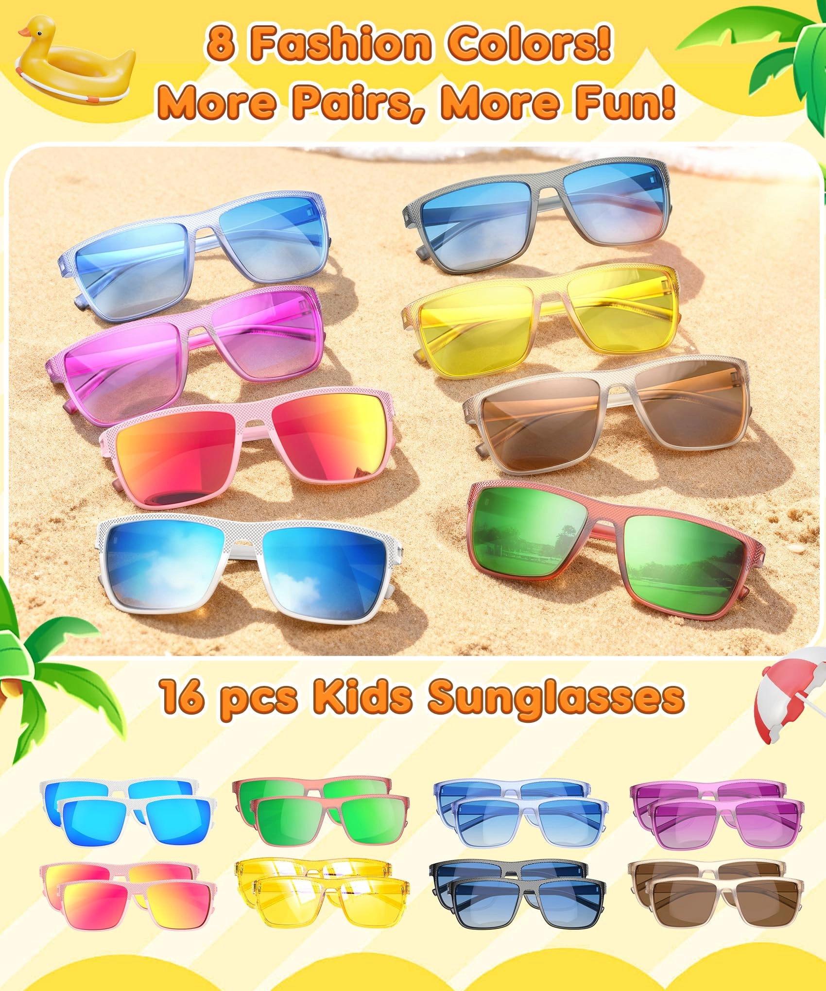Kids Sunglasses - Red