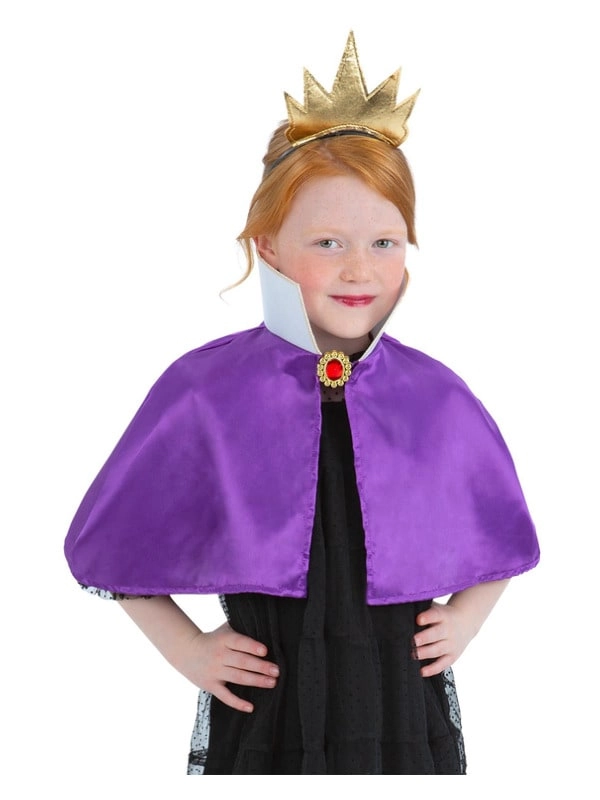 Party Zone Evil Queen Kit - Purple + Mini Cape + Crown