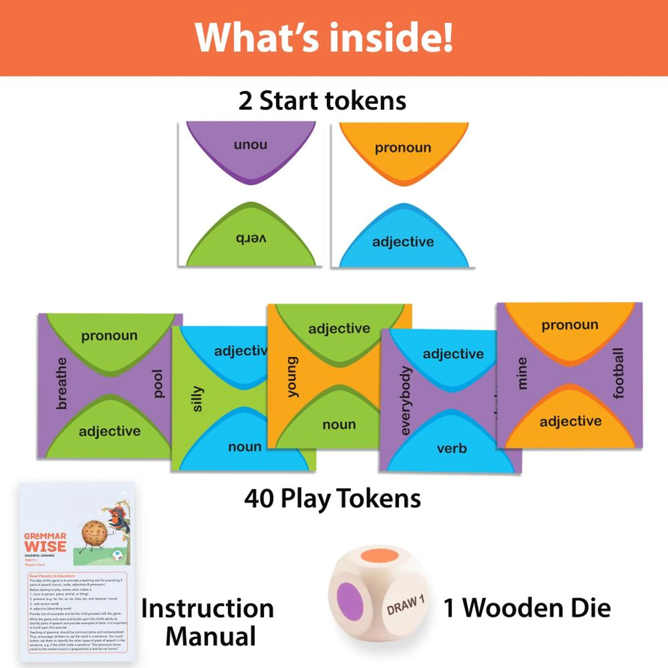 Grammar Wise Game - 6 To 9 Years Old