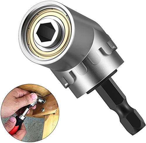 Right Angle Drill - 105 Degree + Flexible Angle Extension Bit - 11.6 inches