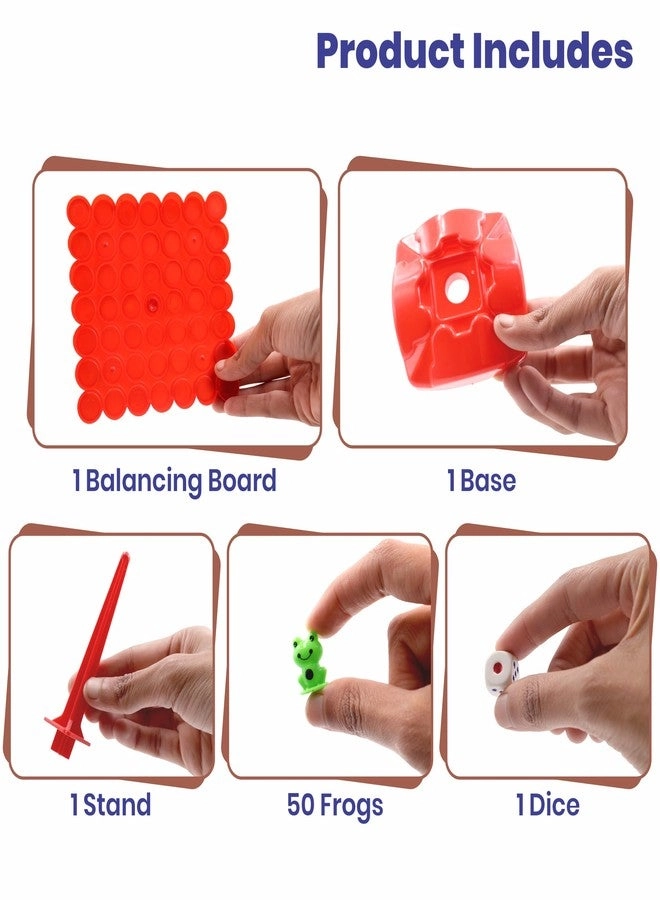 Frog Tree Balance Stacking Board Game - 3+ 50 pieces