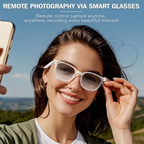 Smart Glasses - Auto Power On/Off Bluetooth UV400/Blue Light Protection