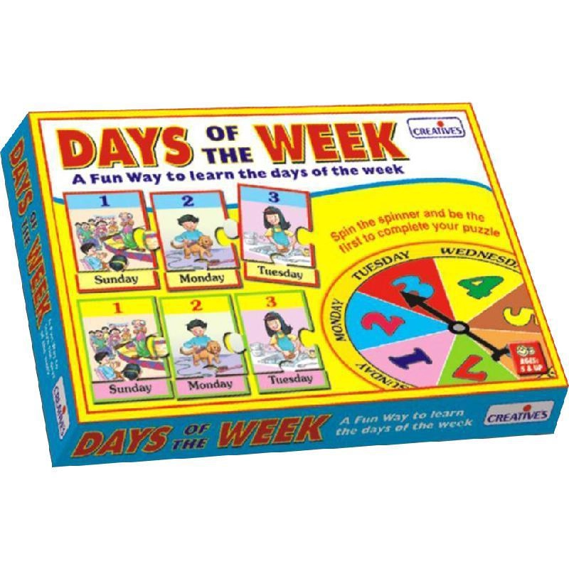 Creative's Days of The Week 2-in-1 Puzzle (0696) - 14 pcs