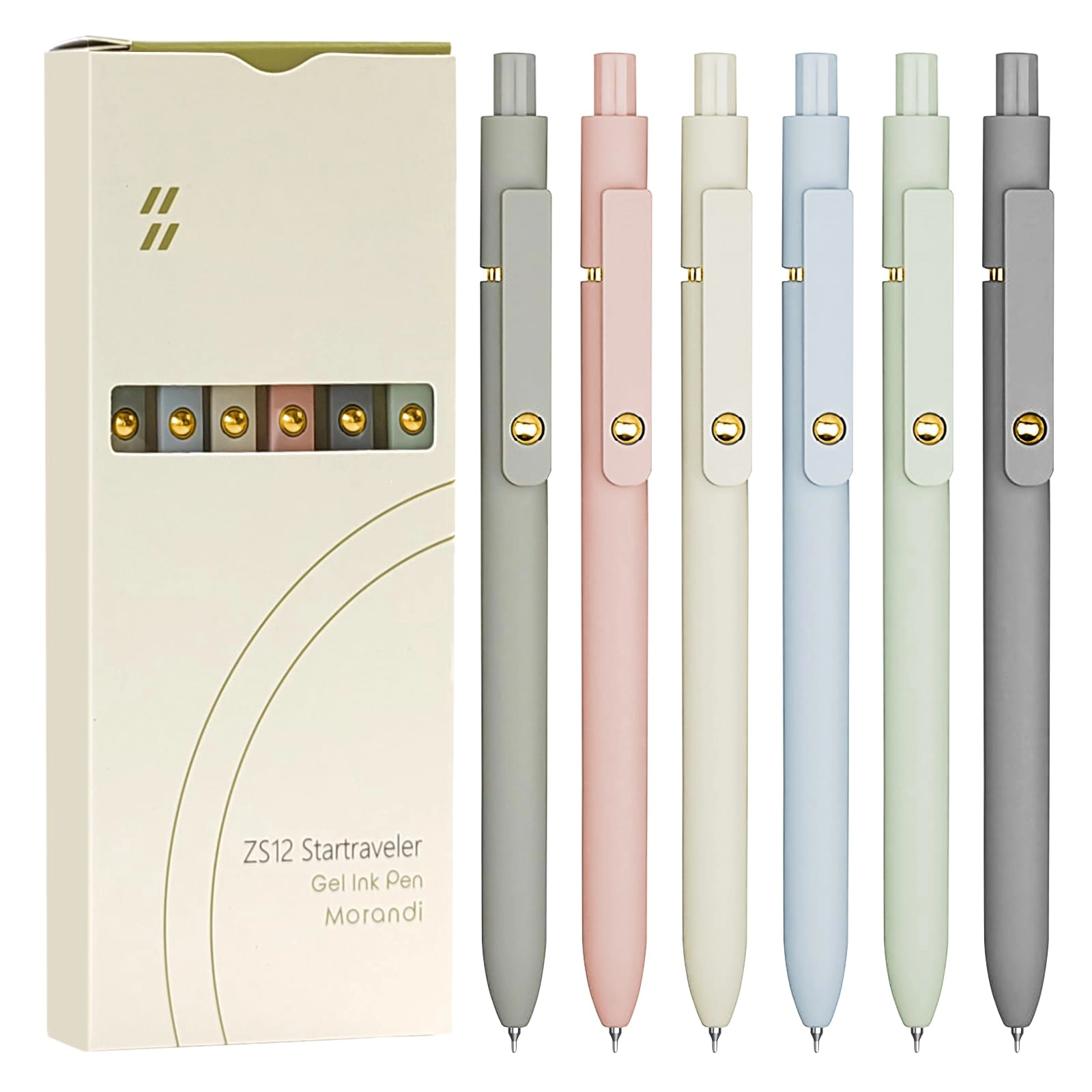 Gel Ink Pen - 5 Pcs 0.5mm