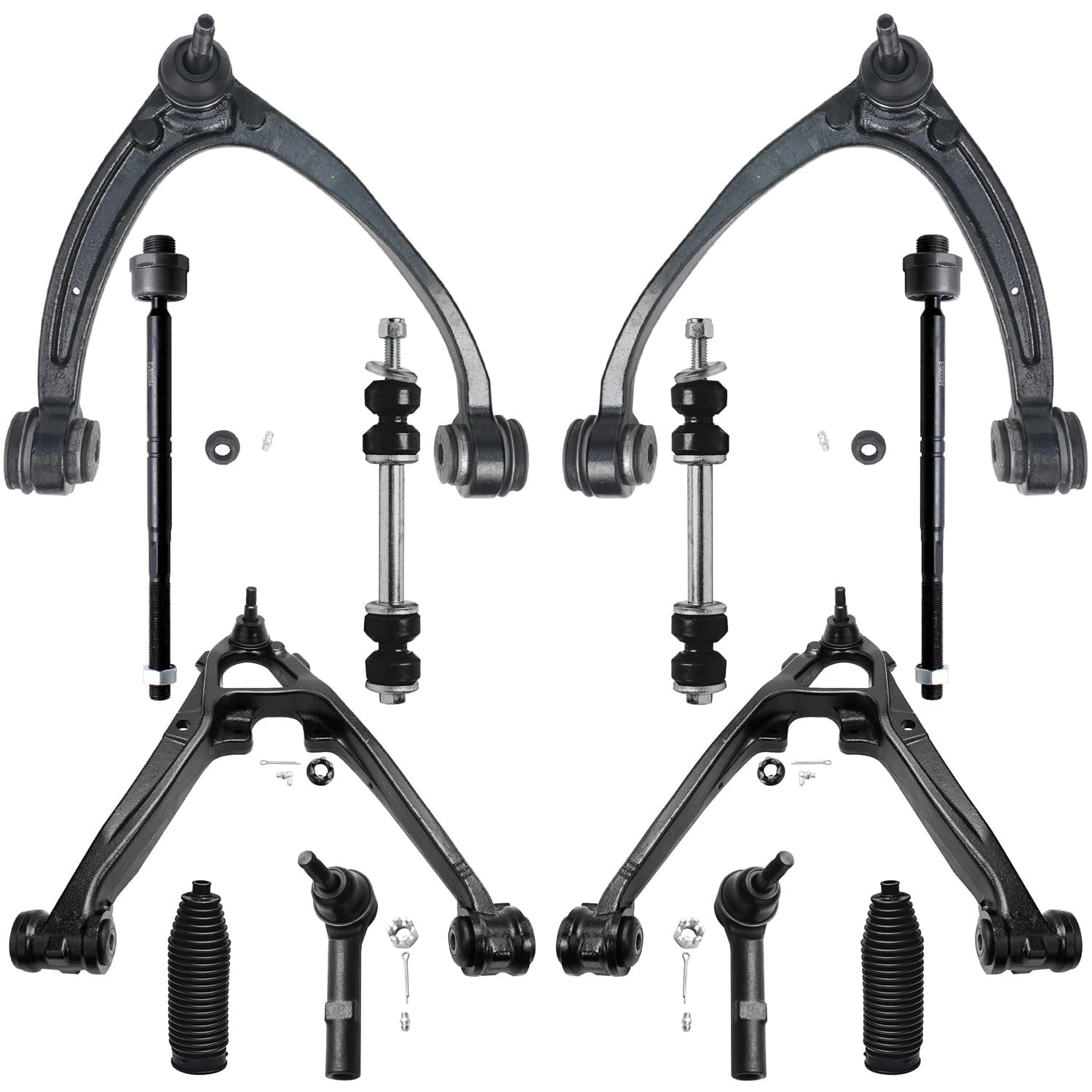 Detroit Axle 12pc Front End Suspension Kit