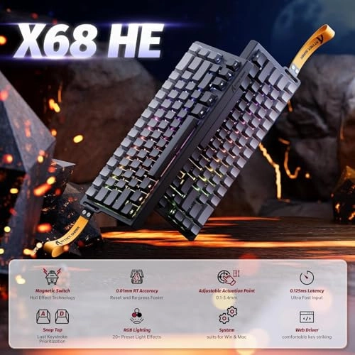 X68 HE - USB-C + R1 - 2.4Ghz Wireless