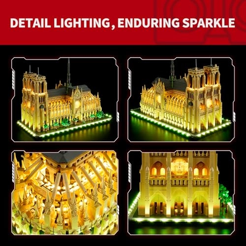 Light Kit - for LEGO Notre Dame Cathedral 21061