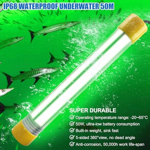 Underwater Fishing Light - 16.5ft power cord