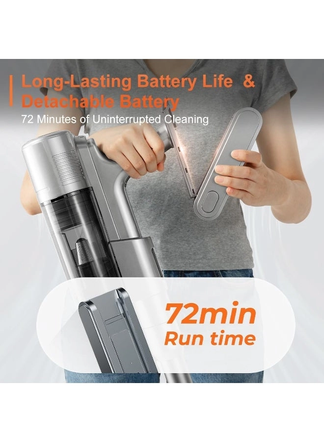 (Renewed) Cordless Vacuum Cleaner with Auto Dust Collection Station