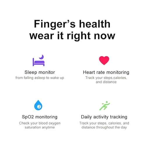 Smart Health Ring - IP68 Bluetooth 5.0 17mAh