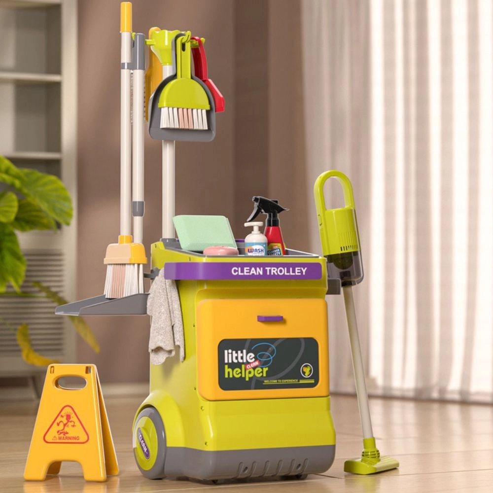 Cleaning Cart Kit - Suitable for 3 years and above 26 Pcs