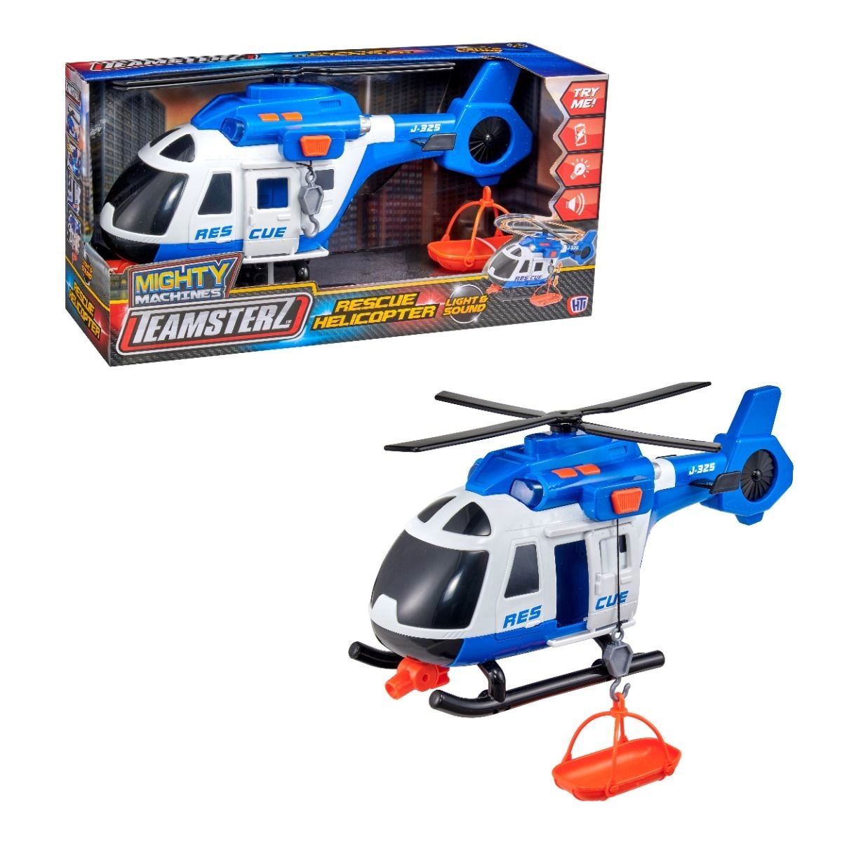 Teamsterz Rescue Helicopter - Light & Sound Large