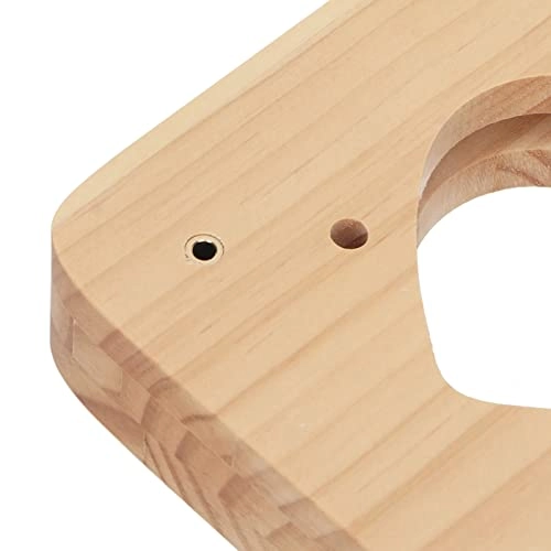 Wooden Hollow Hearts 3D LED Night Light - USB warm white