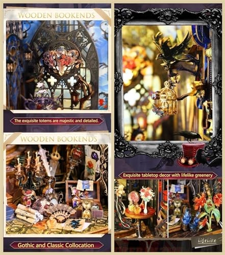 Book Nook Miniature Kit - Law of The Night 1:12