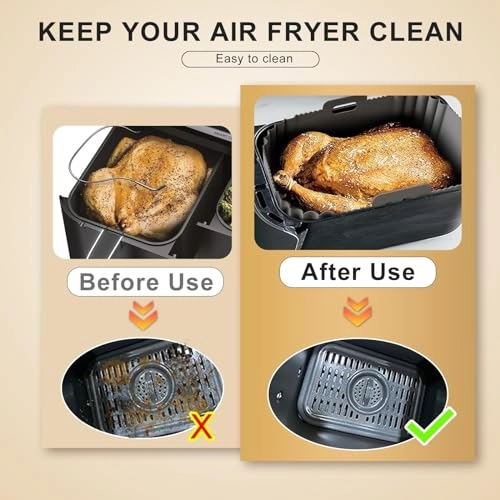 Silicone Air Fryer Liner - 2 Pack