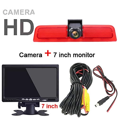 Brake Light Reversing Camera + Rear View Mirror Monitor - Night vision 628 x 586 pixels