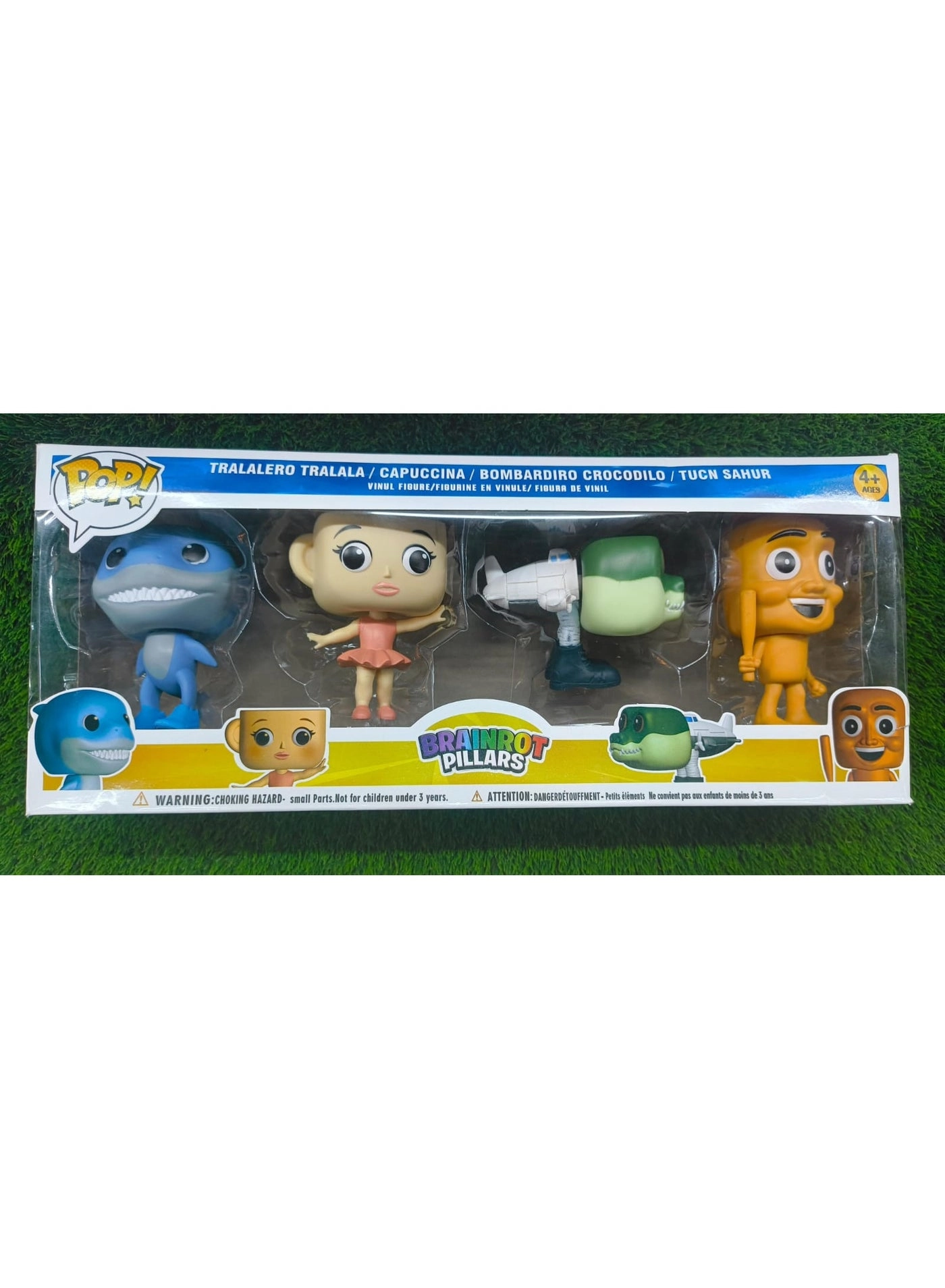 POP Tung Sahur And Friends - 4 Figures Bundle