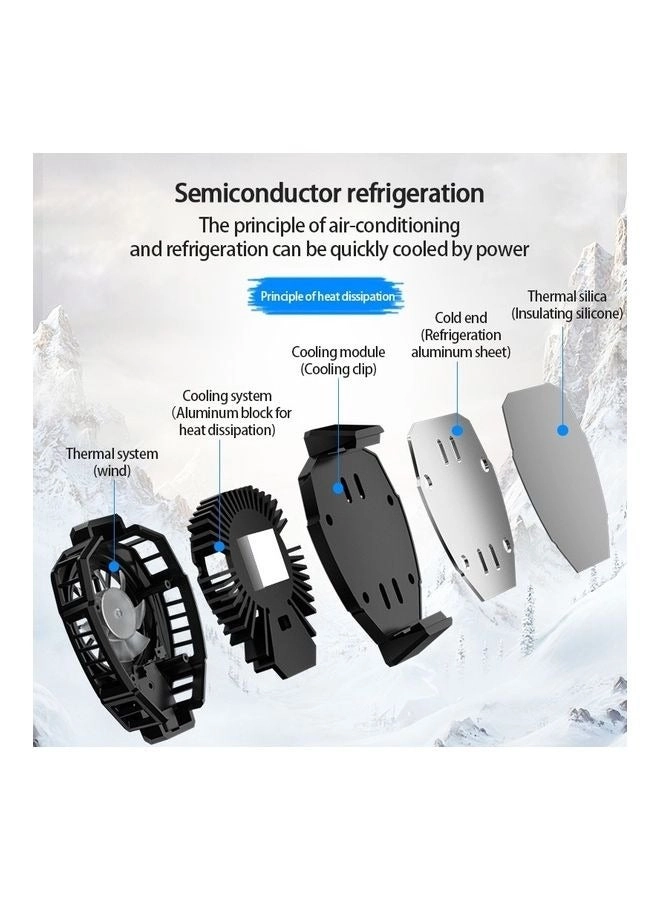 mobile phone radiator - USB two-speed digital display