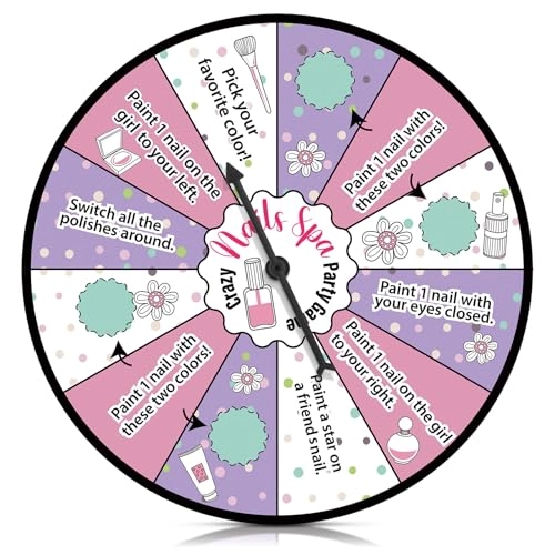 Nail Spa Party Game Spinner - 3 years and up
