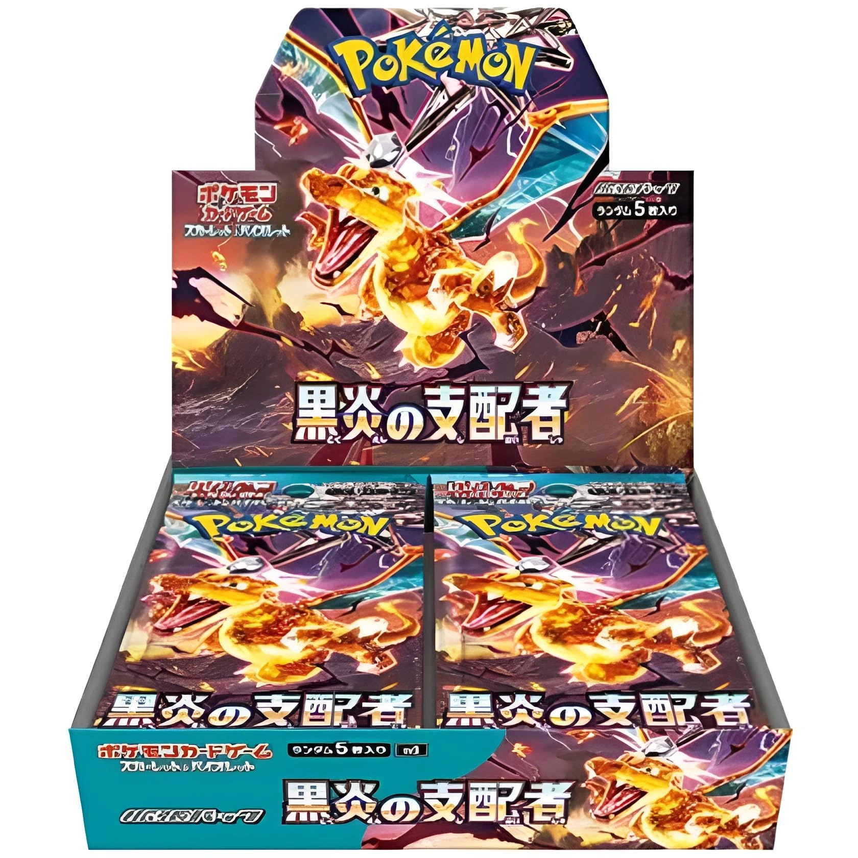 Pokémon Obsidian Flames Ruler of the Black Flame Booster Box - Japanese 30pcs