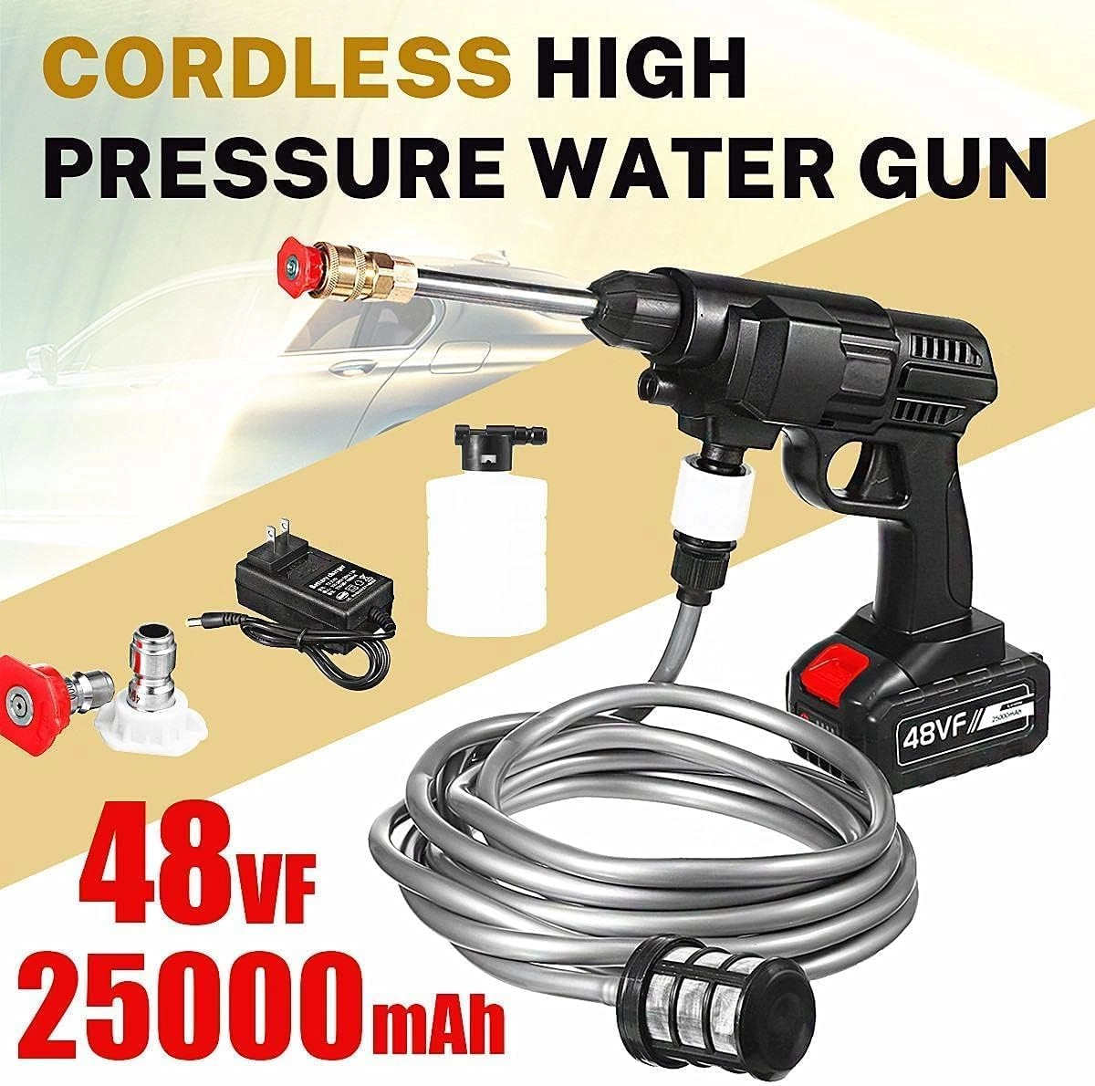 Cordless Pressure Washer - 165ft hose