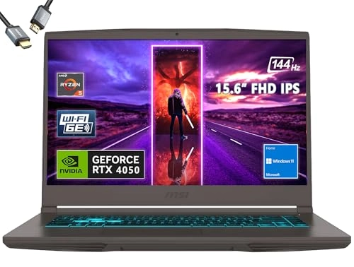 MSI Thin A15 B7VE-247XAE - 15.6'' Ryzen 5 7535HS 8GB DDR5 512GB SSD