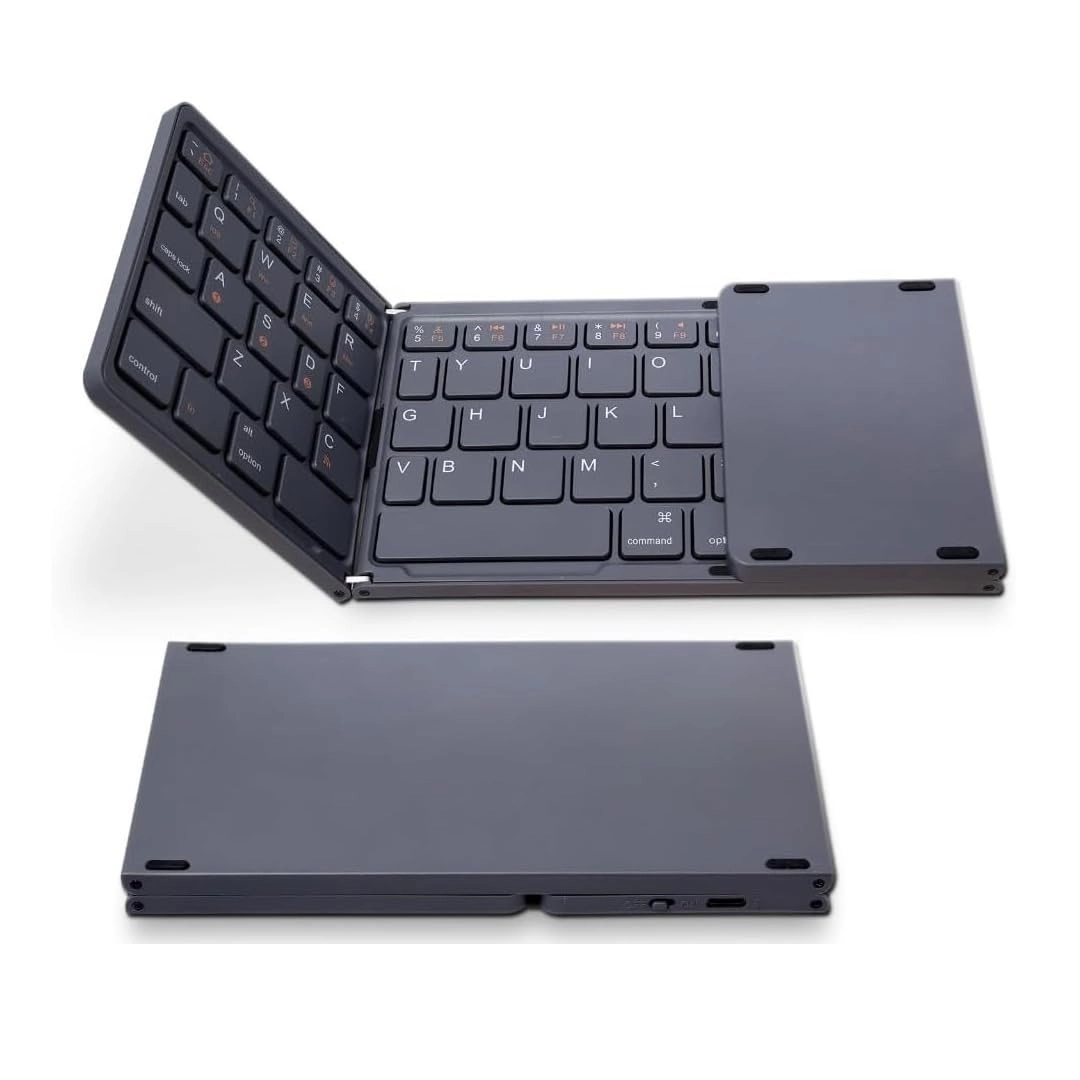 DRAGON FLYY Foldable Bluetooth Keyboard - EN/AR Wireless