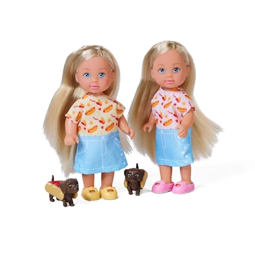 Evi Love Toy Doll - 12 cm Hot Dog Costume Ages 3+