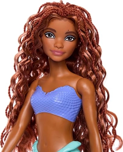 Ariel Doll - Posable Natural Hair Sparkling Soft Fin Ages 3+