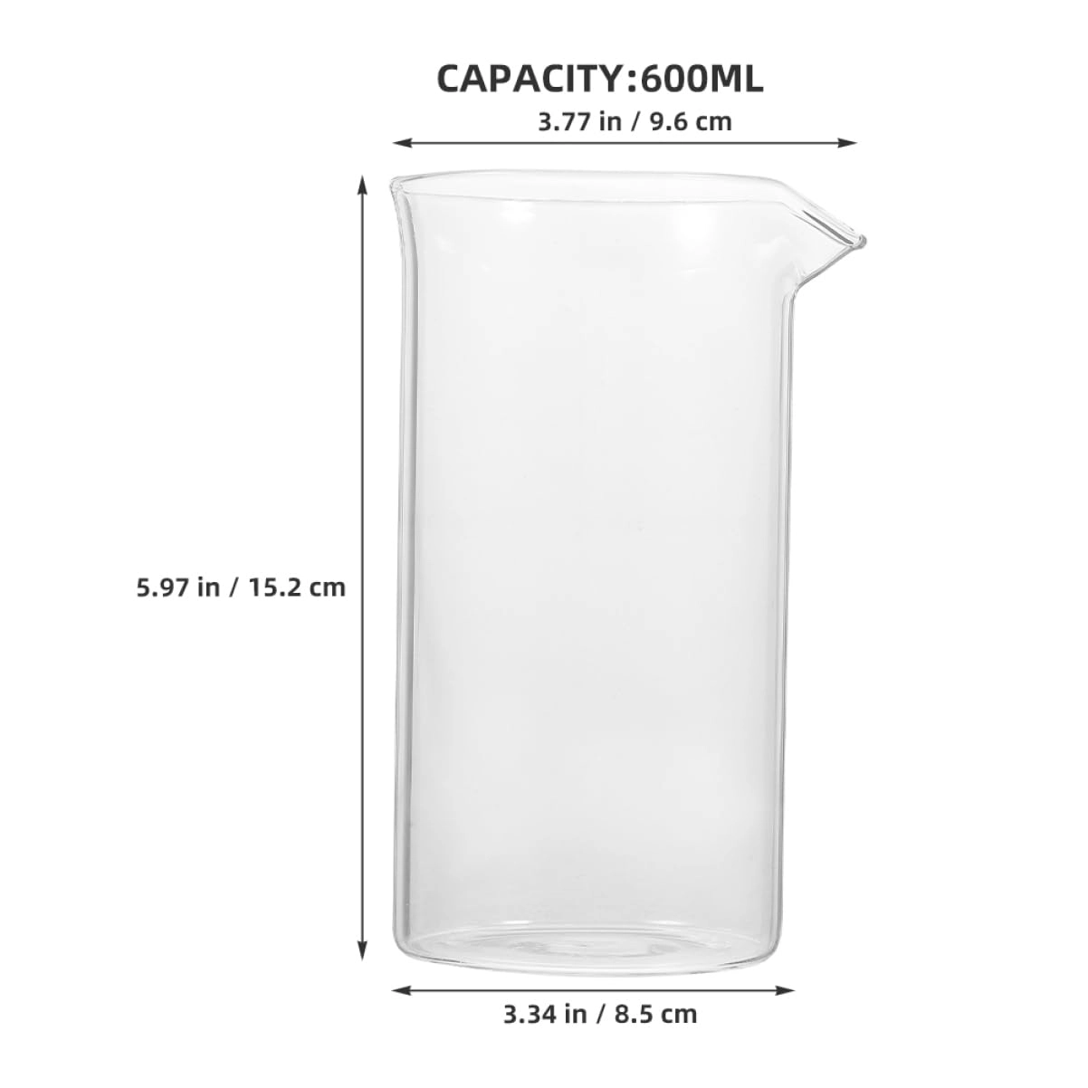 Coffee Press Replacement Cup - 600ml