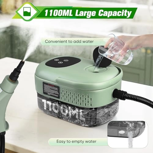 Handheld Steam Cleaner - 3 Bar 1100ml
