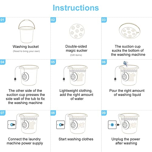Mini Turbine Washing Machine