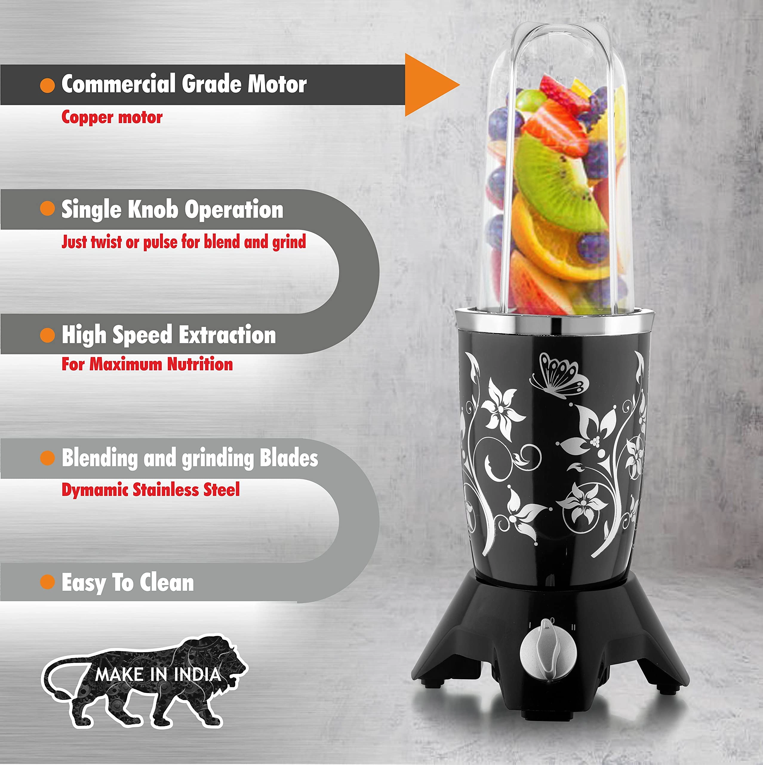Bullet Mixer Grinder - 600 W