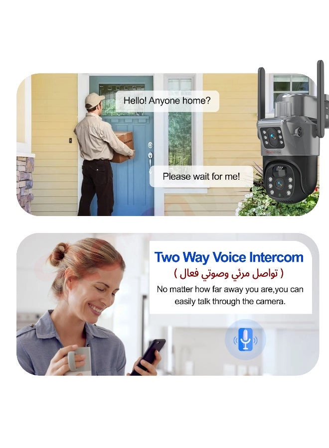 Solar WiFi Security Camera 2K