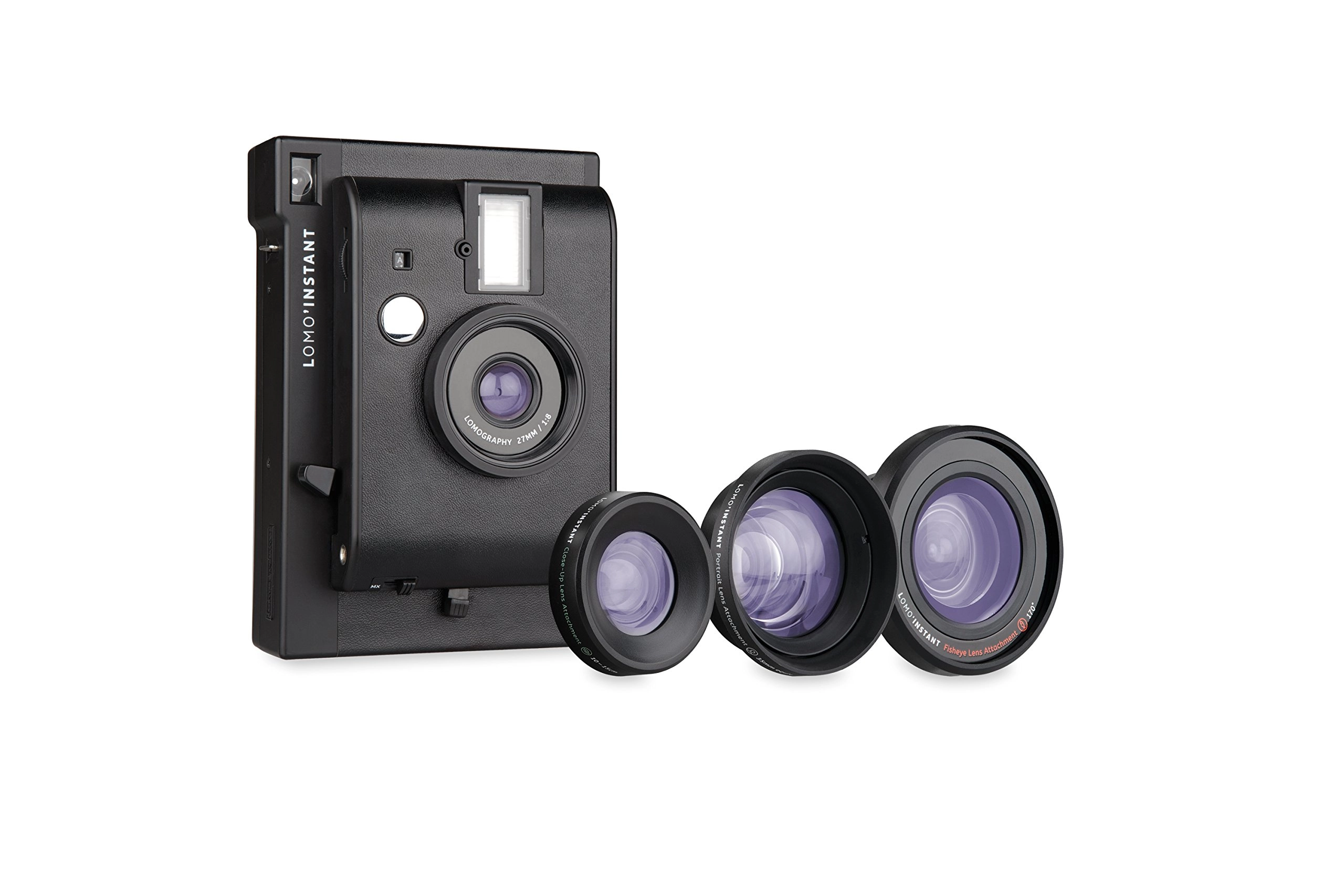 LomoInstant Camera & Lenses - Fisheye Portrait Close-up lenses Instax Mini