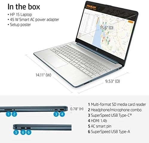 15.6" Portable Laptop - 15.6" 128GB 16GB 128GB Pentium Silver N5030