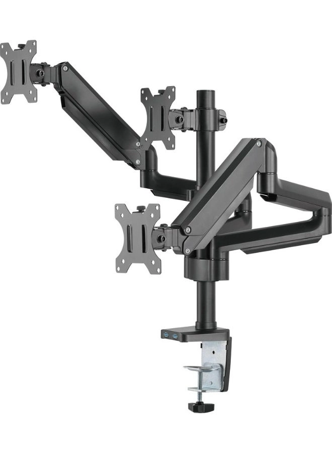 Triple Monitors Arm - Up to 27 inch