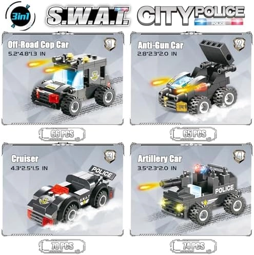 N PLAY - SWAT City Police 1110 pcs