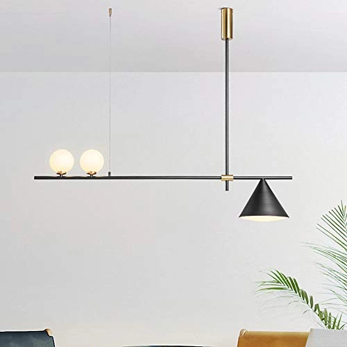 Hanging Light - Copper and glass 92*40cm