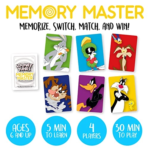 Looney Tunes Memory Master - Card Game