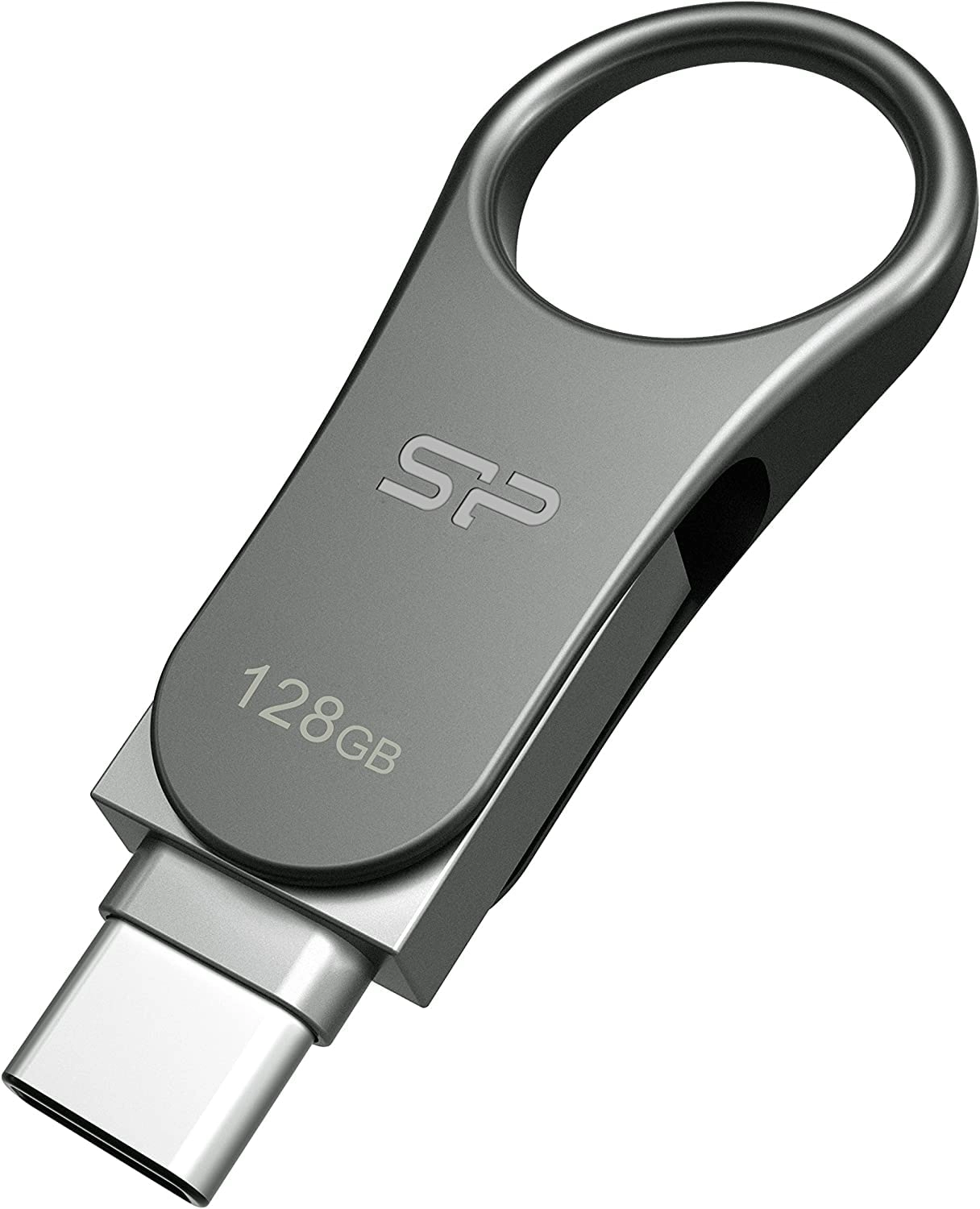 Silicon Power imports Rotary Dual Flash Drive - USB 3.0 Type C 128GB