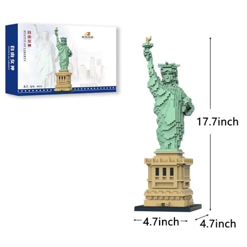 Lady Liberty Micro Mini Blocks - Statue of Liberty 2810pcs