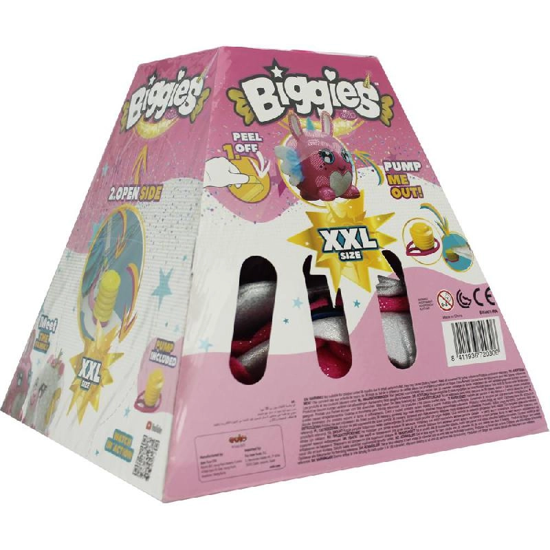 Rabbit Biggies Inflatable Plushies - XXL Pink/Blue