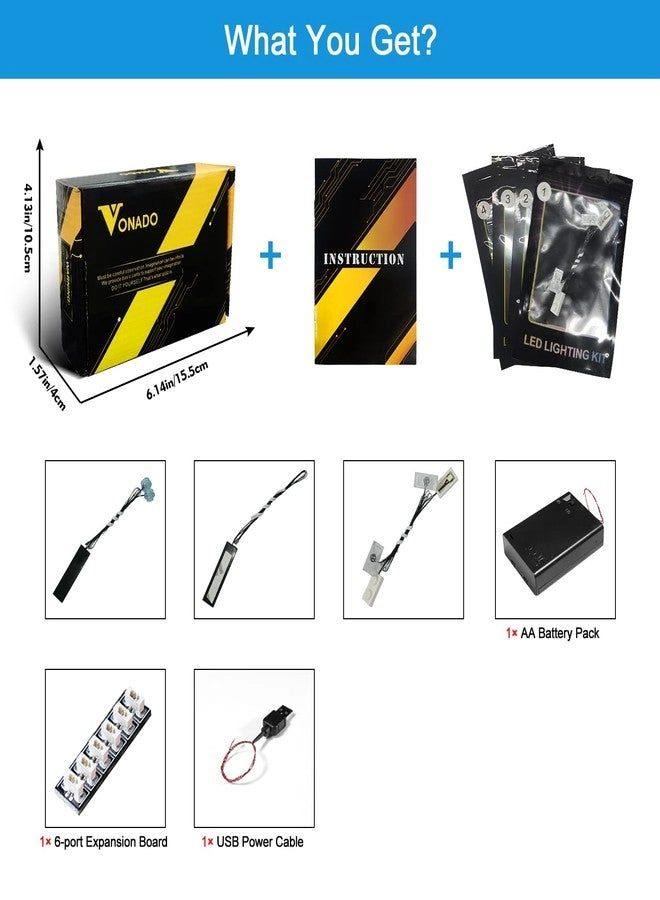 LED Light Kit Compatible with Lego Technic The Batmobile (42127)