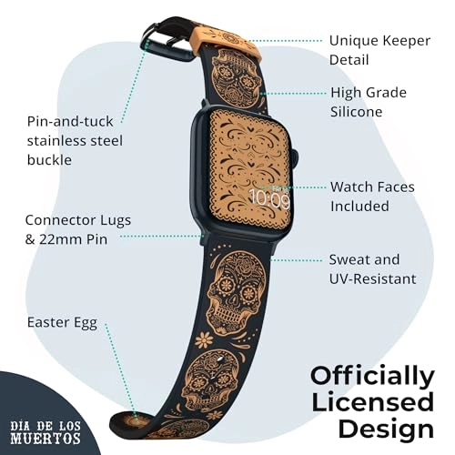 Día de los Muertos Smartwatch Band