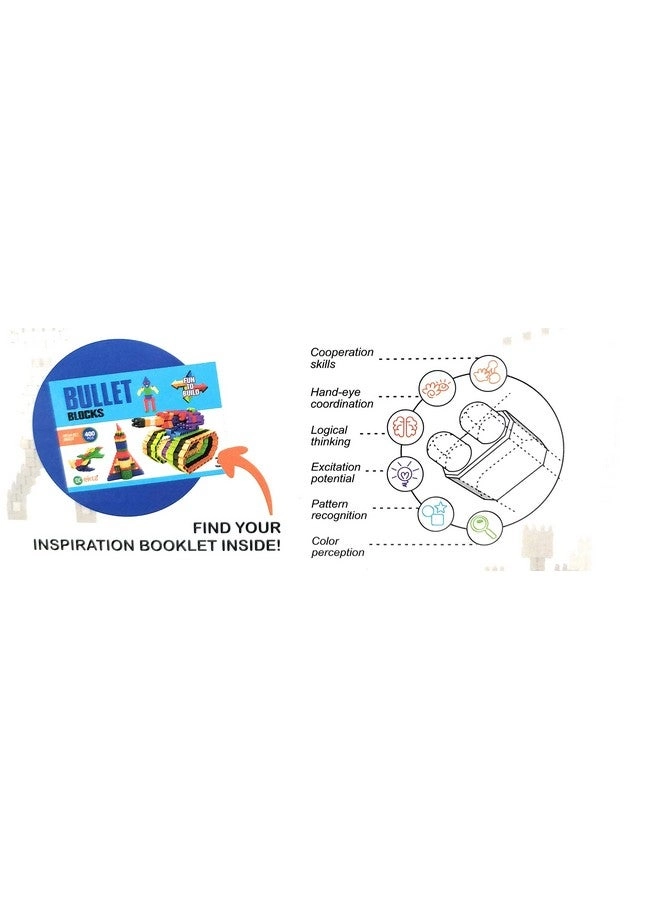 Bullet Block Game - Construction 400pcs