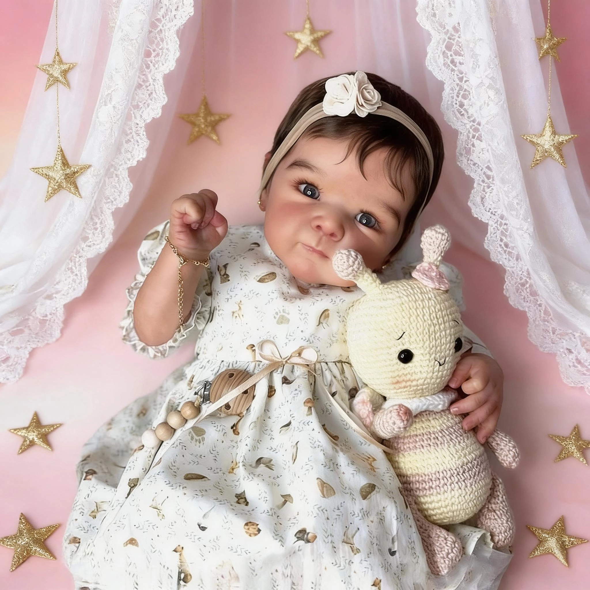 RXDOLL Bettie Reborn Baby Doll - 18 inch Vinyl Ages 3+