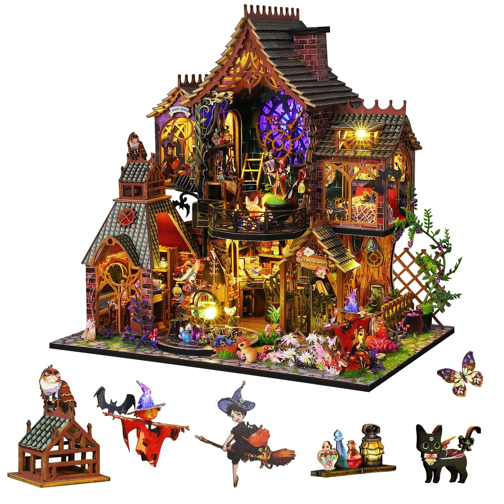 Plustopoy Miniature House Kit - Magic Station